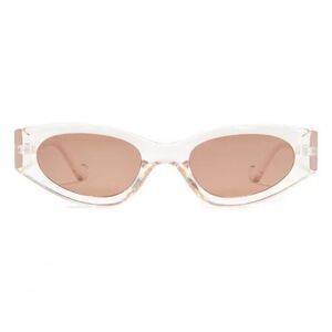 BP. Oval Sunglasses in Clear Brown